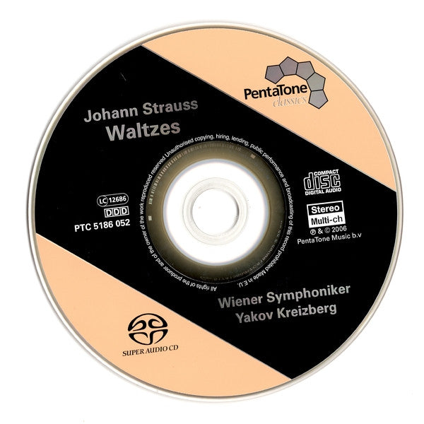 Johann Strauss Jr., Wiener Symphoniker, Yakov Kreizberg : Waltzes (SACD, Hybrid, Multichannel, Comp)