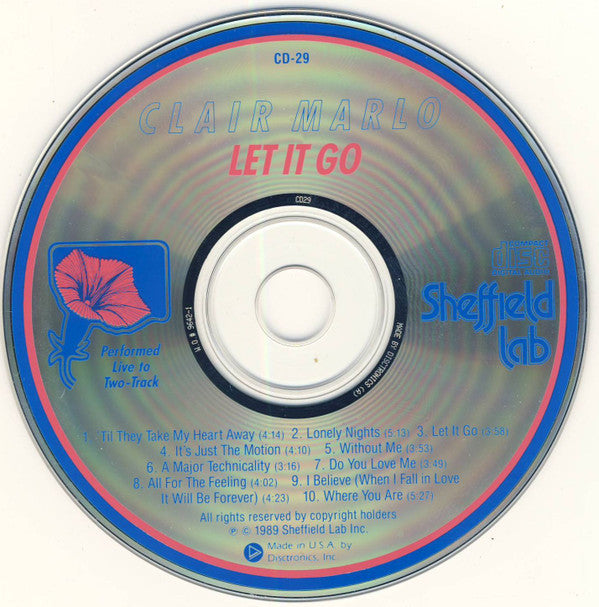 Clair Marlo : Let It Go (CD, Album)