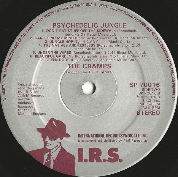 The Cramps : Psychedelic Jungle (LP, Album, CBS)