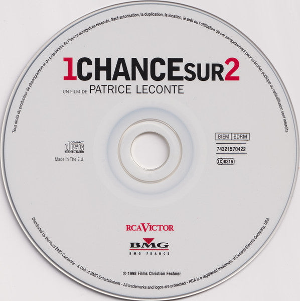 Alexandre Desplat, Le Royal Philharmonic Orchestra* : 1 Chance Sur 2 (CD, Album)