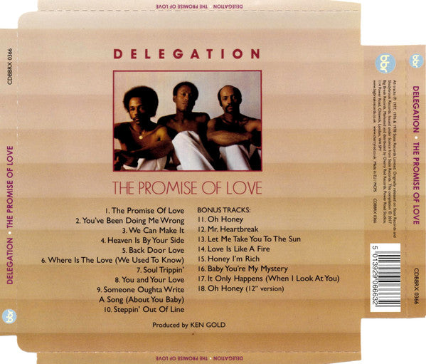 Delegation : The Promise Of Love (CD, Album, RE, RM)
