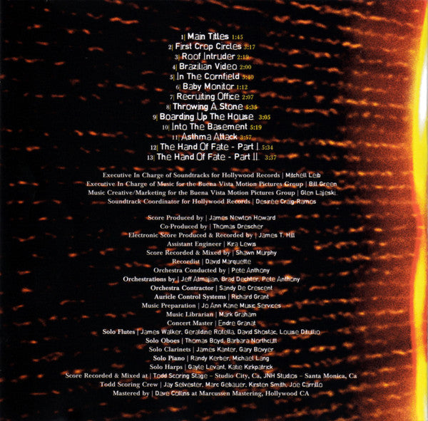 James Newton Howard : Signs (Original Score) (CD, Album)