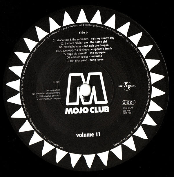 Various : Mojo Club Dancefloor Jazz Volume 11 (Right Now) (2xLP, Comp)