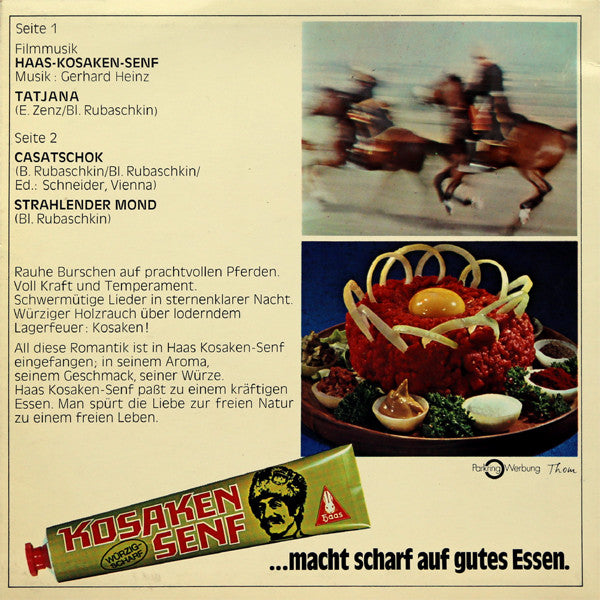 Gerhard Heinz / Boris Rubaschkin : Haas Präsentiert: Kosaken Senf (7", EP, Red)