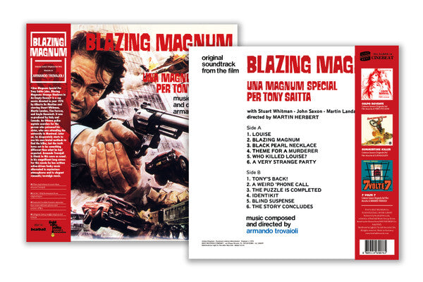 Armando Trovaioli : Una Magnum Special Per Tony Saitta (Original Soundtrack) (LP, Album, Ltd, RE, Red)