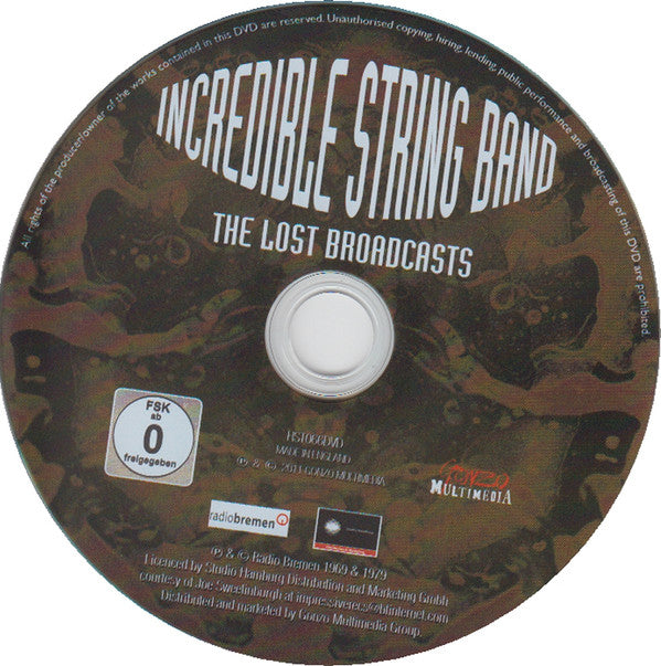 The Incredible String Band : The Lost Broadcasts (DVD-V, NTSC)