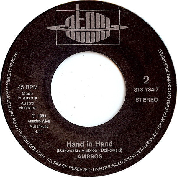 Wolfgang Ambros / Andre Heller* : Für Immer Jung (7", Single)