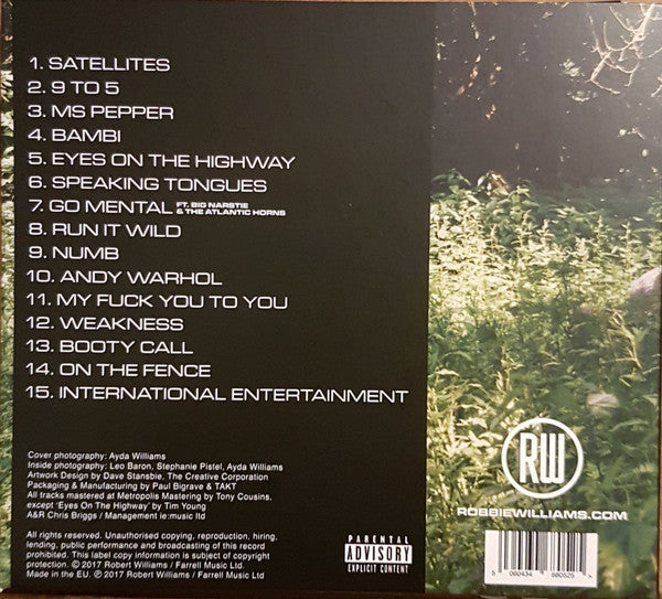 Robbie Williams : Under The Radar Vol 2 (CD, Album, Dlx, Car)