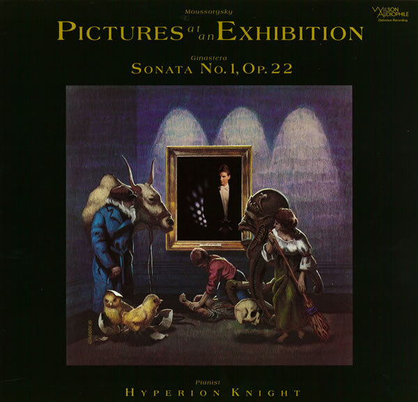 Hyperion Knight plays Modest Mussorgsky and Alberto Ginastera : Moussorgsky: Pictures At An Exhibition Sonata / Ginastera: Sonata No 1. Op.22 (LP, Album)