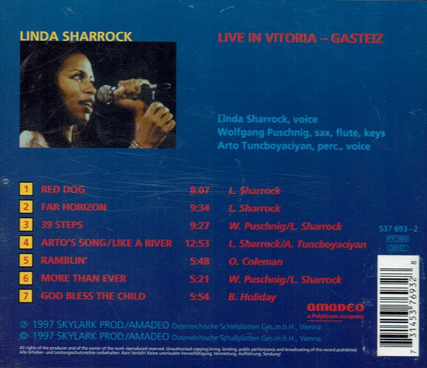 Linda Sharrock : Live In Vitoria - Gasteiz (CD)
