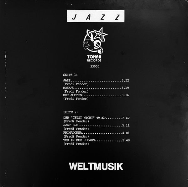 Fredi Fender : Jazz (LP, MiniAlbum)