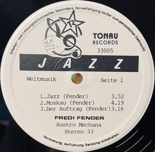Fredi Fender : Jazz (LP, MiniAlbum)