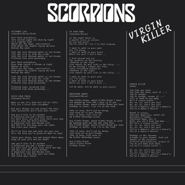 Scorpions : Virgin Killer (LP, Album, RP)