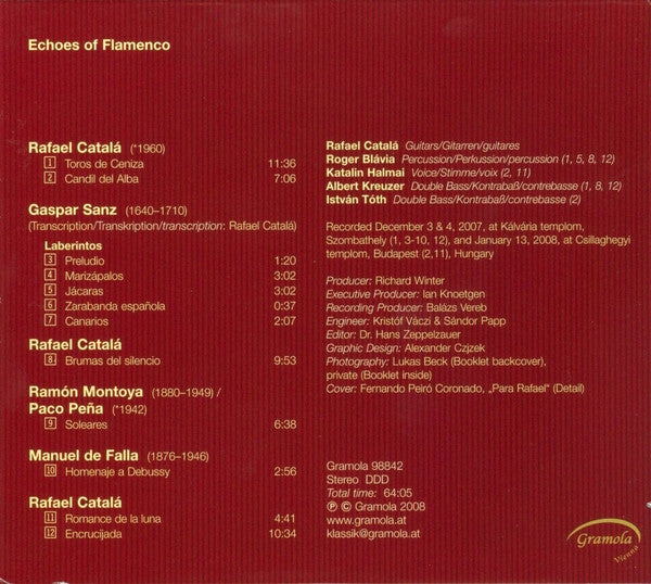 Rafael Catalá : Echoes Of Flamenco (CD, Album)