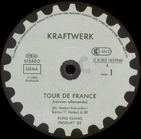 Kraftwerk : Tour De France (12", Maxi)