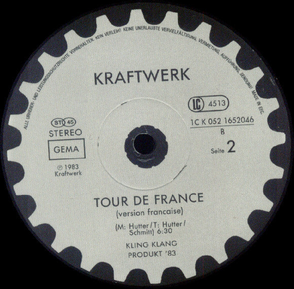 Kraftwerk : Tour De France (12", Maxi)