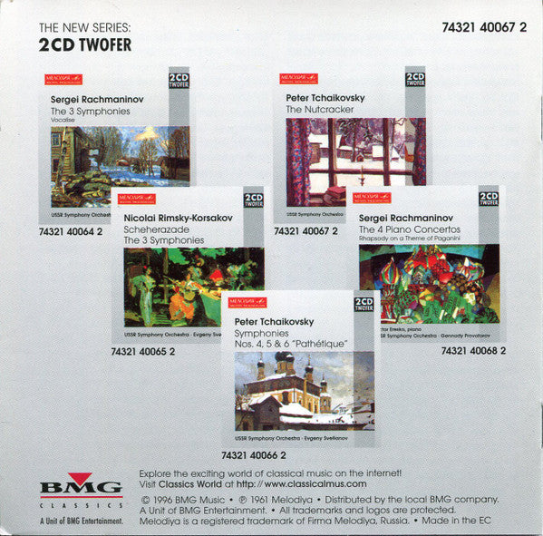 Pyotr Ilyich Tchaikovsky, Bolshoi Theatre Orchestra, Gennadi Rozhdestvensky : The Nutcracker (2xCD, Album, RE, RM)