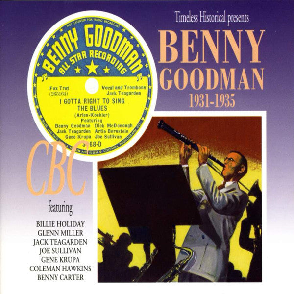Benny Goodman : Benny Goodman - (1931–1935) (2xCD, Comp)