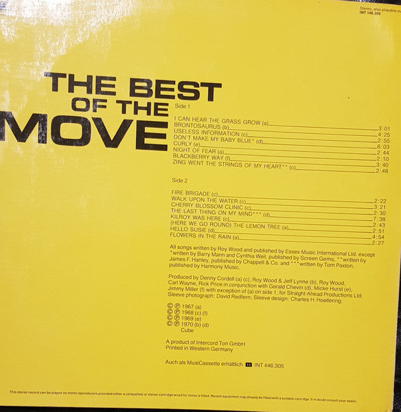 The Move : The Best Of The Move (LP, Comp)