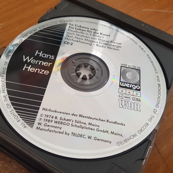 Hans Werner Henze : La Cubana Oder Ein Leben Für Die Kunst (2xCD)