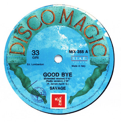 Savage : Good-Bye (12")
