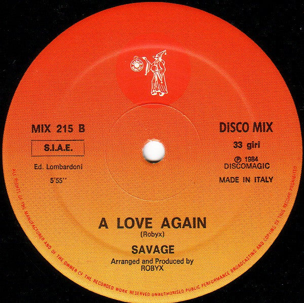 Savage : Radio / A Love Again (12")