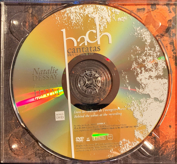 Johann Sebastian Bach, Natalie Dessay, Emmanuelle Haïm, Le Concert D'Astrée : Cantatas BWV 51, 82a & 199 (CD + DVD-V, NTSC)