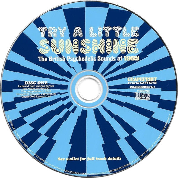 Various : Try A Little Sunshine (The British Psychedelic Sounds Of 1969) (3xCD, Comp + Box, Comp)