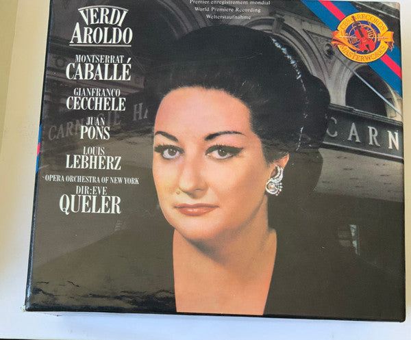 Giuseppe Verdi - Montserrat Caballé, Gianfranco Cecchele, Juan Pons, Louis Lebherz, Opera Orchestra Of New York* Dir: Eve Queler : Aroldo (Box + 2xCD)