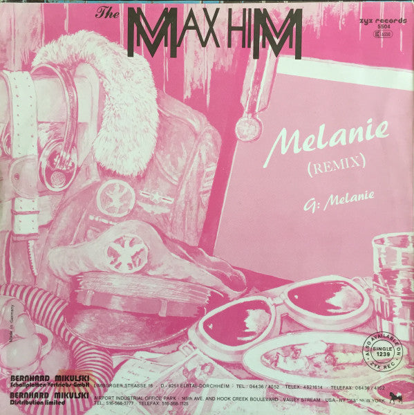 Max-Him : Melanie (Remix) (12", Maxi)