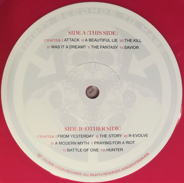 Thirty Seconds To Mars* : A Beautiful Lie (LP, Album, Ltd, RE, Red)