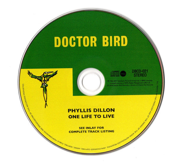 Phyllis Dillon : One Life To Live (CD, Album, RE)