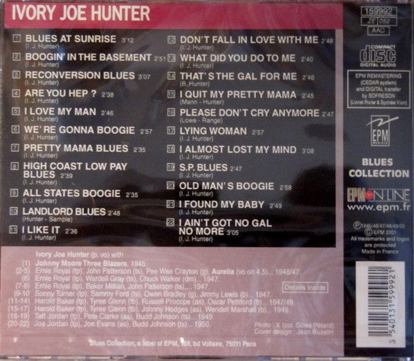Ivory Joe Hunter : I Almost Lost My Mind 1945-1950 (CD, Album, Comp)