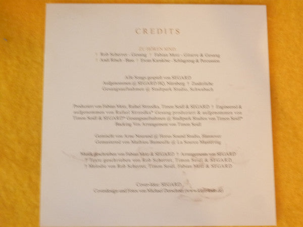 Segard : Alles Ist Bereit (CD, Maxi)