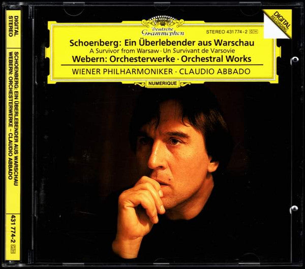 Schoenberg*, Webern* - Wiener Philharmoniker, Claudio Abbado : Ein Überlebender Aus Warschau = A Survivor From Warsaw = Un Survivant De Varsovie - Orchesterwerke = Orchestral Works (CD, Album)
