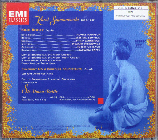 Karol Szymanowski : Sir Simon Rattle : King Roger / Symphony No.4 (Sinfonia Concertante) (2xCD, Album)