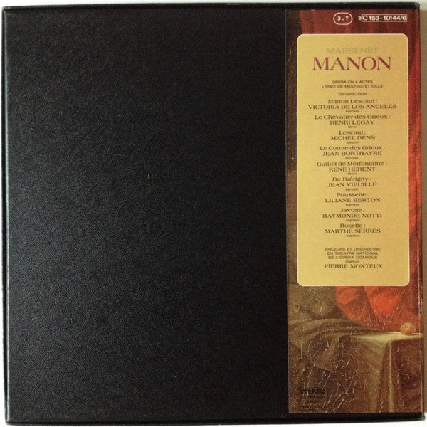 Jules Massenet, Victoria De Los Angeles, Orchestre Du Théâtre National De L'Opéra-Comique : Manon (3xLP + Box, RE)