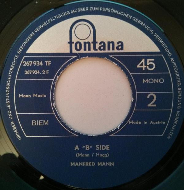Manfred Mann : Ragamuffin Man (7", Single, Mono)