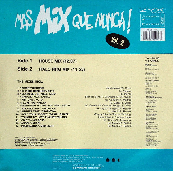 Various : Mas Mix Que Nunca! Vol. 2 (LP, Comp, Mixed)