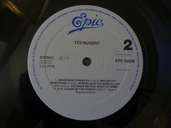 Ted Nugent : Ted Nugent (LP, Album, RE)