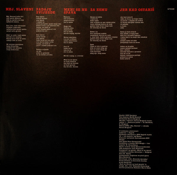 Bijelo Dugme : Bijelo Dugme (LP, Album, RP, Dij)