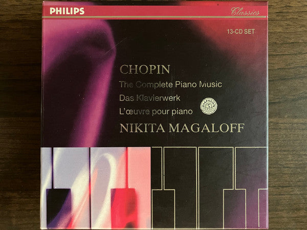 Frédéric Chopin, Nikita Magaloff : The Complete Piano Music = Das Klavierwerk = L'Œuvre Pour Piano (13xCD, RE, PMD + Box, Comp)