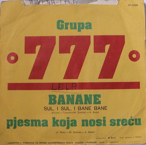 777 (4) : Banane (7", Single)