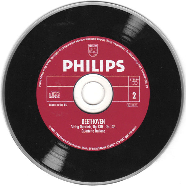 Beethoven* - Quartetto Italiano : The Late String Quartets (3xCD, Comp, RE, RM)