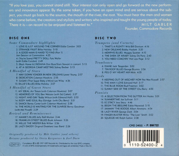 Various : The Commodore Story (2xCD, Comp, Mono, RM)