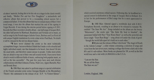 Marc Almond : Tears Run Rings (7", Single, Bla + Box, Ltd, Num)