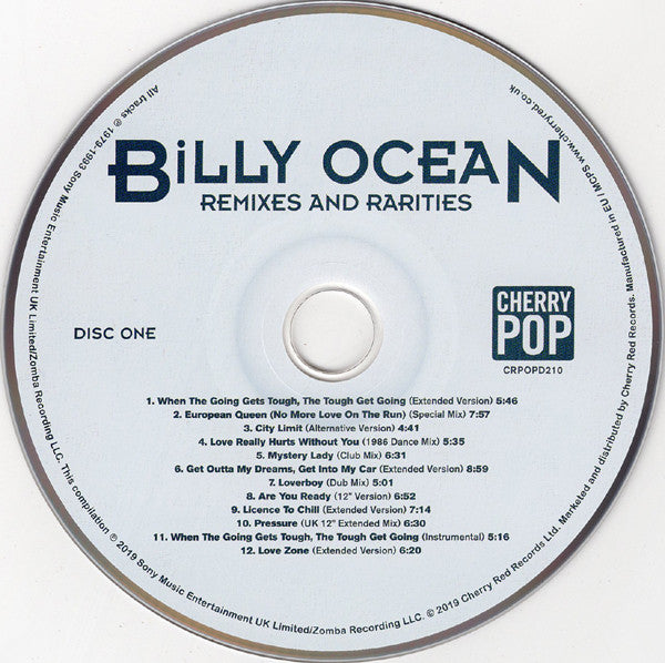 Billy Ocean : Remixes And Rarities (2xCD, Comp, RM)