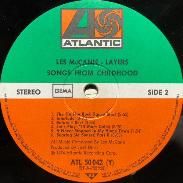 Les McCann : Layers (LP, Album)