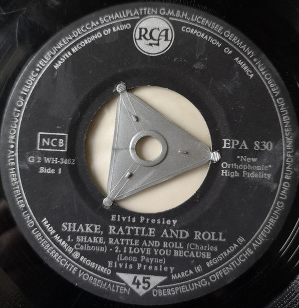 Elvis Presley : Shake Rattle And Roll (7", EP)