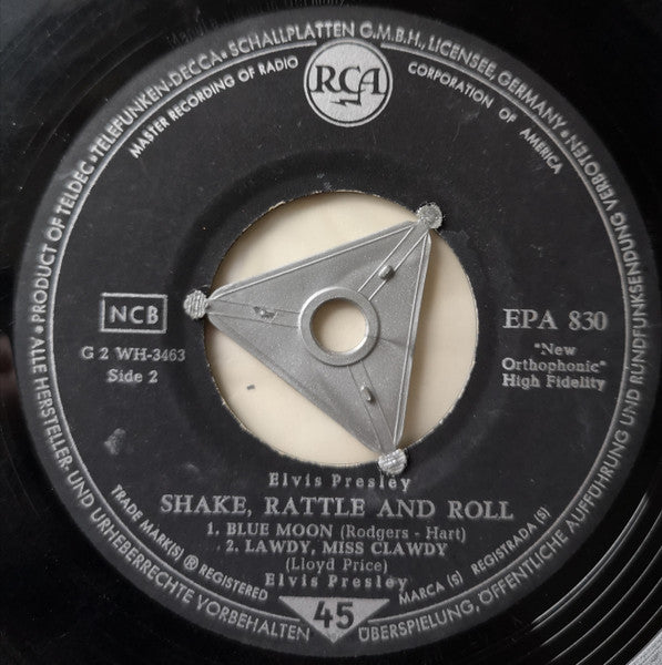 Elvis Presley : Shake Rattle And Roll (7", EP)